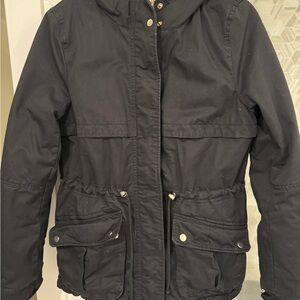 H&M Women's Black Hooded Jacket